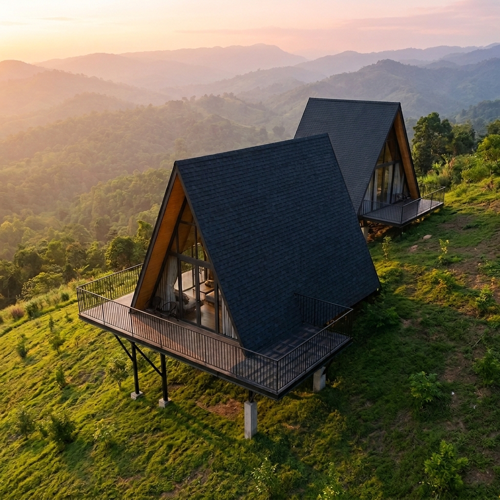 Cloud pool A-Frame – 2