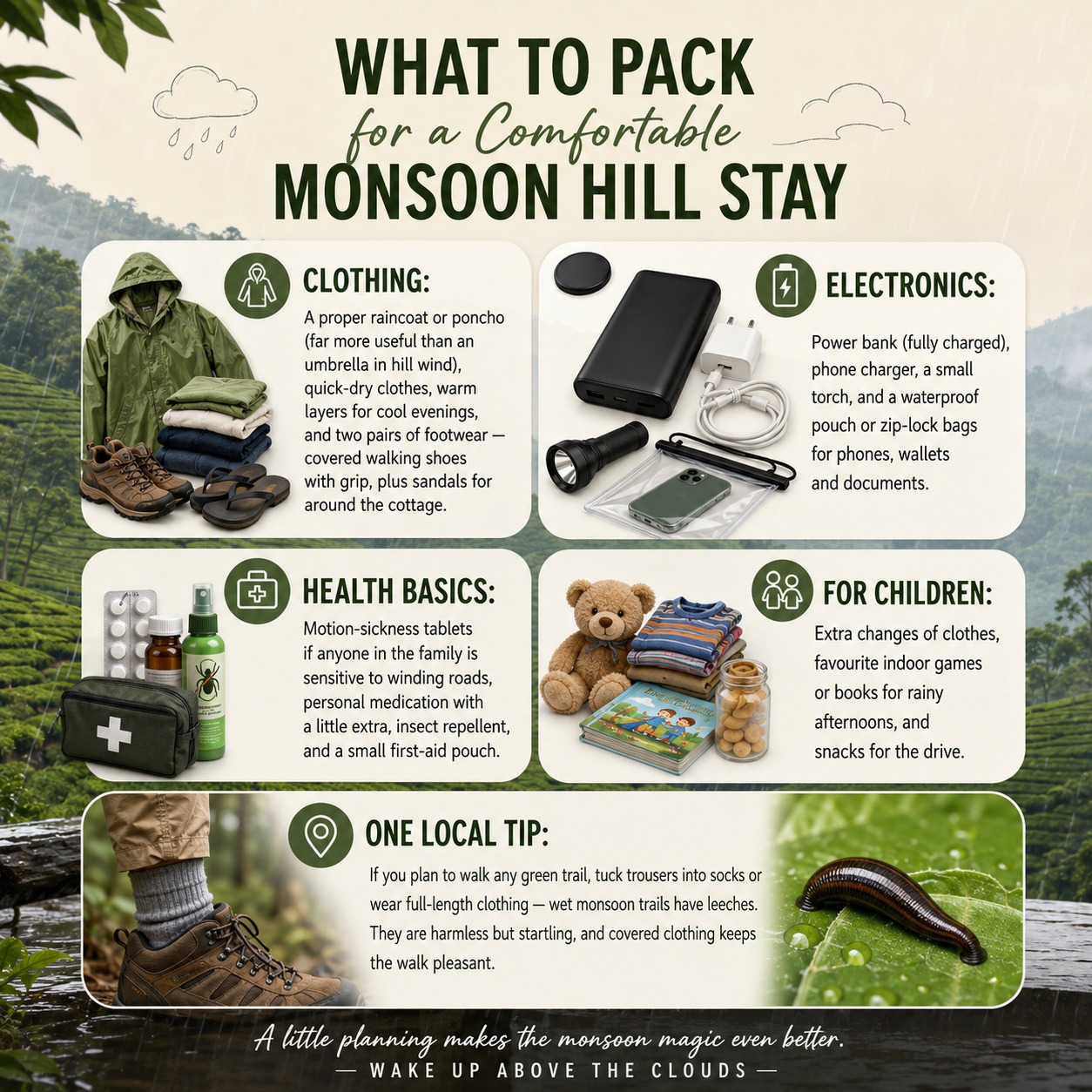 Wayanad Monsoon Travel Guide: How to Plan a Peaceful Hill Stay with Confidence - The Complete Monsoon Packing List - Image 1